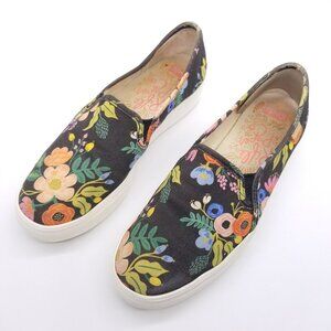 Keds x Rifle Paper Co Black Triple Decker Platform